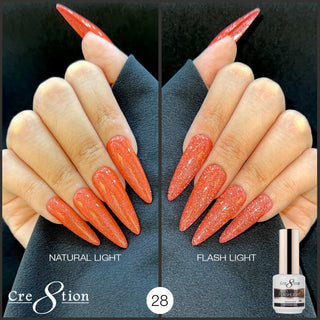Cre8tion Under Flashlight Collection 0.5oz 28 - C8 Nail SupplyCre8tion0916-3595