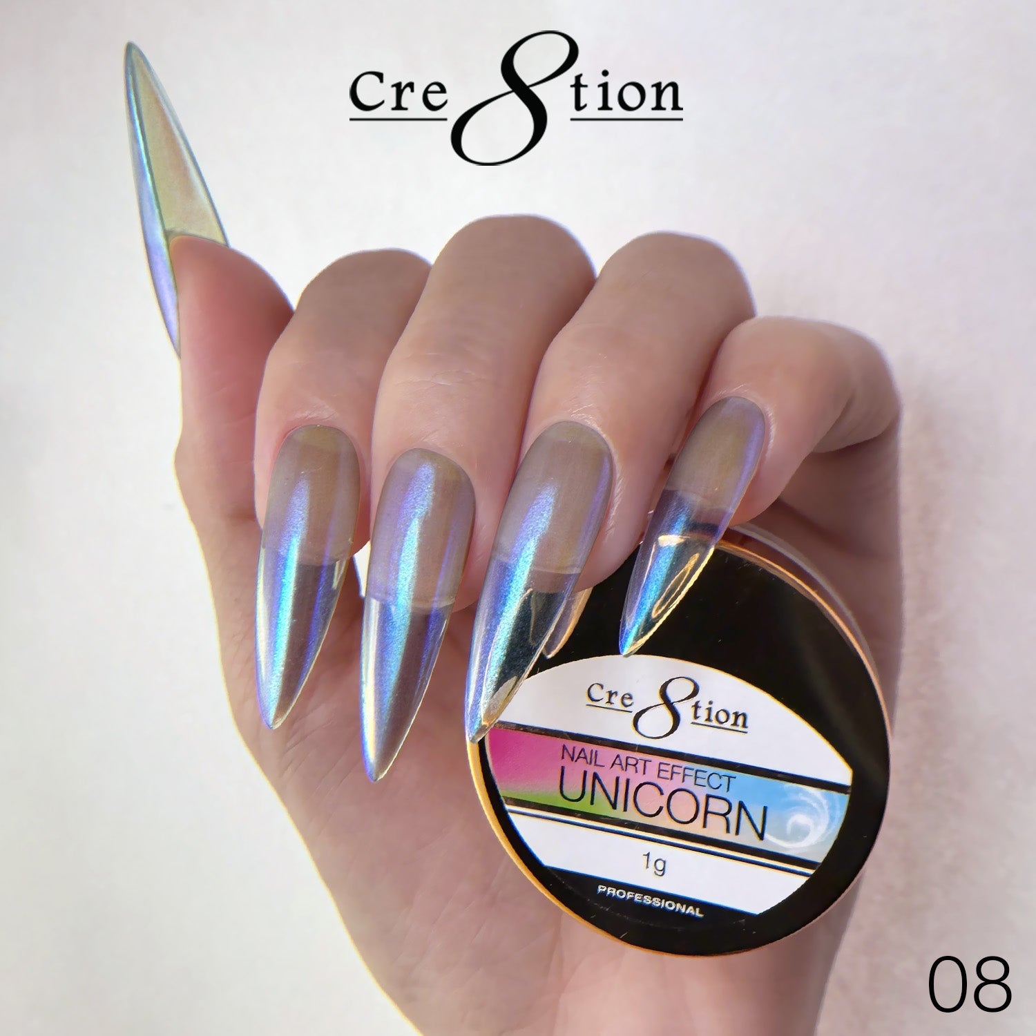 Cre8tion Unicorn Nail Art Effect 1g – C8 Nail Supply