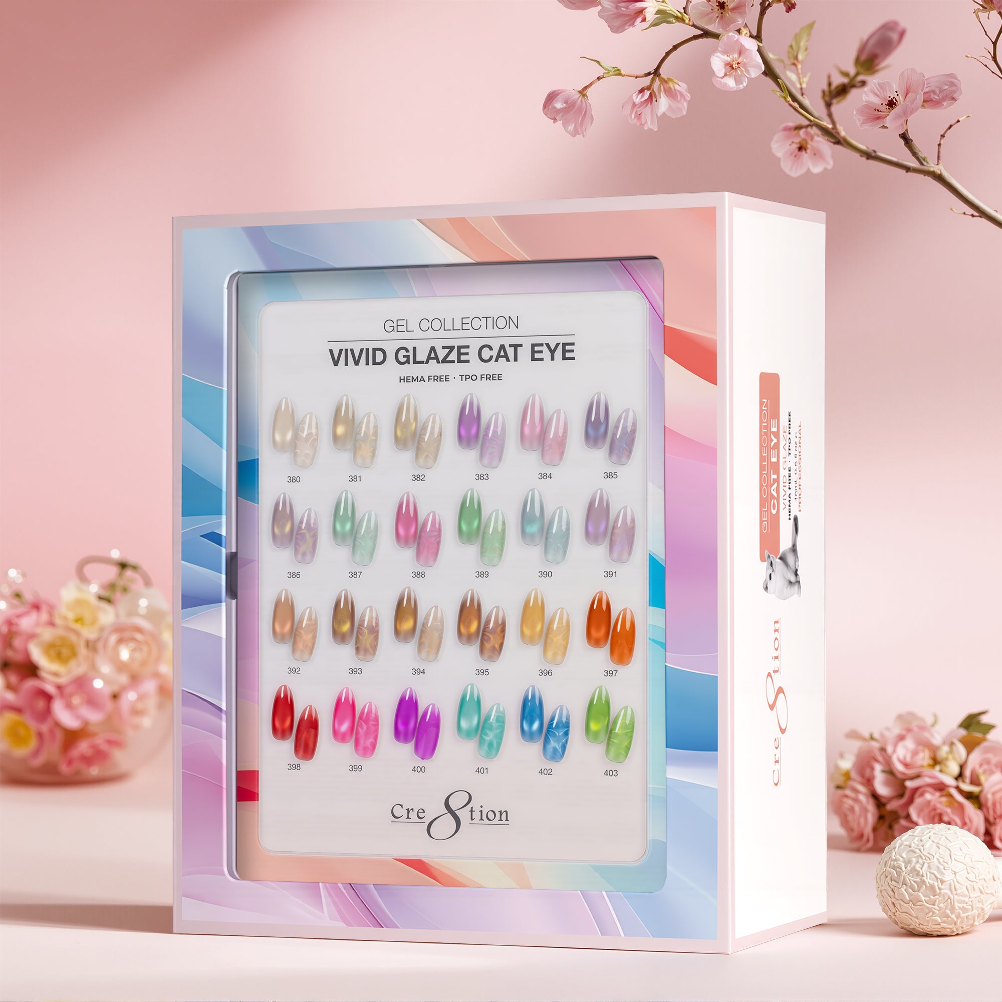 S コスメ×8 Cre8tion Cat Eye Vivid Glaze Kit - 24 Colors – C8 Nail Supply