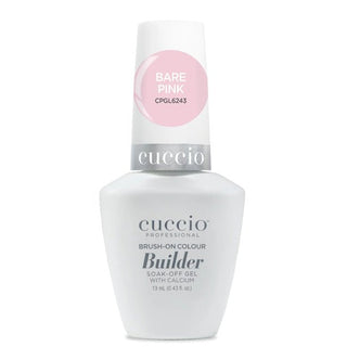 Cuccio Brush - on Colour Builder Gel 0.43oz - Bare Pink - C8 Nail SupplyCuccio