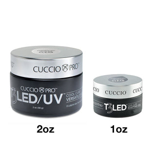 Cuccio T3 LED/UV Controlled Leveling Gel - Clear - C8 Nail SupplyCuccio
