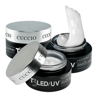 Cuccio T3 LED/UV Controlled Leveling Gel - Clear - C8 Nail SupplyCuccio