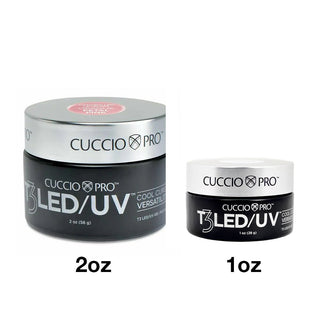 Cuccio T3 LED/UV Controlled Leveling Gel - Opaque Petal Pink - C8 Nail SupplyCuccio