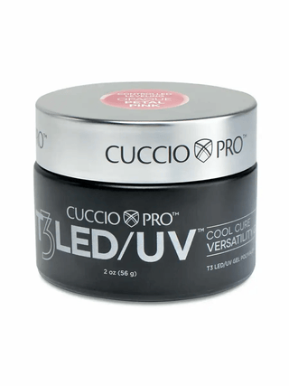 Cuccio T3 LED/UV Controlled Leveling Gel - Opaque Petal Pink - C8 Nail SupplyCuccio