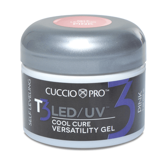 Cuccio T3 LED/UV Self Leveling Gel – Pink - C8 Nail SupplyCuccio