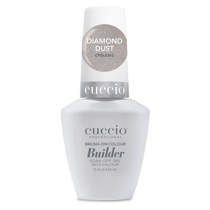 Cuccio Brush-on Colour Builder Gel 0.43oz - Diamond Dust
