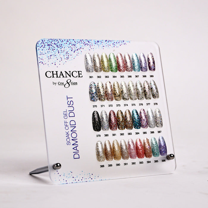 Chance Counter Display Color Chart - Diamond Dust Collection