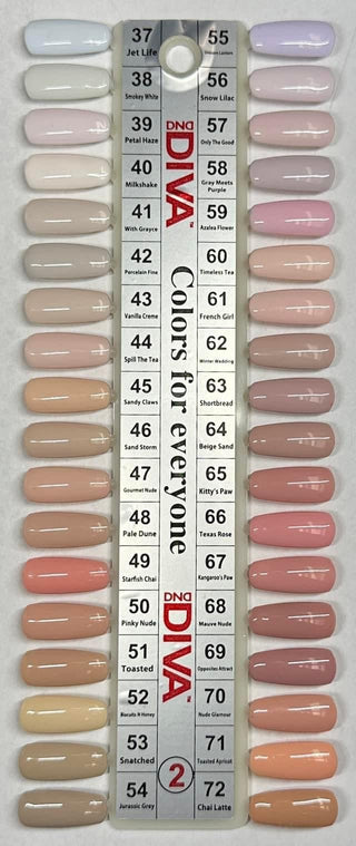 DIVA - Matching Color - Color Chart - C8 Nail SupplyDiva