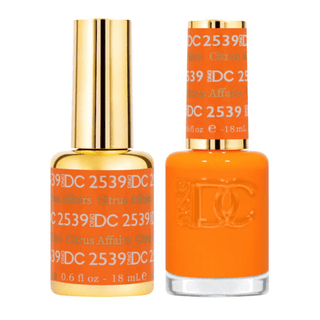 DND DC Matching Pair - Free Spirit Collection - 2539 Citrus Affairs - C8 Nail SupplyDND DCDNDDC-D-2539