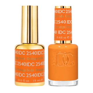 DND DC Matching Pair - Free Spirit Collection - 2540 Orange Soda - C8 Nail SupplyDND DCDNDDC-D-2540