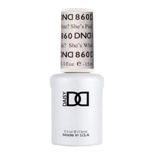 DND Gel Polish - Sheer Collection - 860 She's White? She's Pink? — DND Gel Polish | C8 Nail Supply