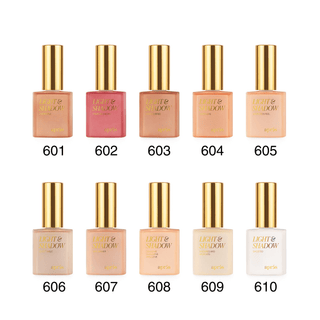 (Fall Color Bundle) Apres - Light & Shadow - Sheer Gel Couleur Collection - Fall (601 - 610) - C8 Nail SupplyApres