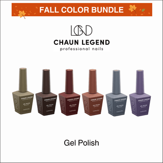 (Fall Color Bundle) Chaun Legend - Gel Polish - Pre - selected 6 colors - C8 Nail SupplyChaun Legend