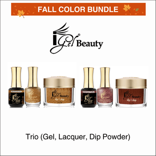 (Fall Color Bundle) iGel Trio Matching Colors - Pre - selected 21 colors - C8 Nail SupplyiGel