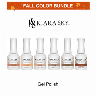 (Fall Color Bundle) Kiara Sky All In One - Soak Off Gel Polish 0.5oz - Pre - selected 6 colors - C8 Nail SupplyKiara Sky