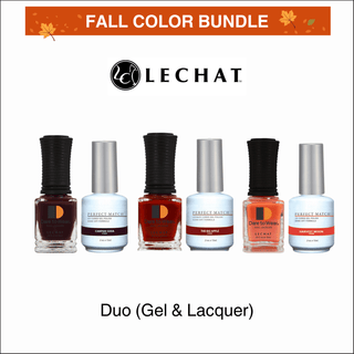 (Fall Color Bundle) Lechat - Perfect Match Duo (Gel & Lacquer) - Pre - selected 31 colors - C8 Nail SupplyLeChat