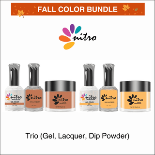 (Fall Color Bundle) Nitro Trio Matching Color - Pre - selected 13 colors - C8 Nail SupplyNitro