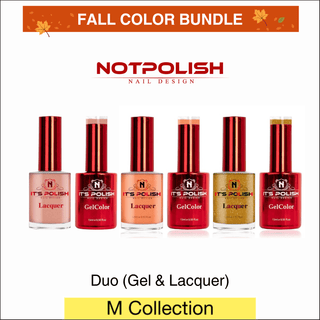 (Fall Color Bundle) NotPolish Matching Pair 0.5oz - M Collection - Pre - selected 8 colors - C8 Nail SupplyNotPolish