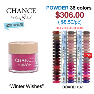 Chance Matching Powder 1.7oz 36 Colors - Winter Wishes Collection