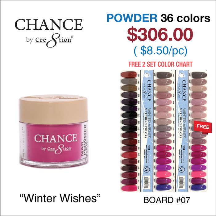 Chance Matching Powder 1.7oz 36 colores - Colección Winter Wishes