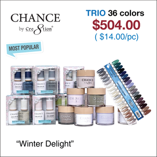 Chance Matching Trio 36 Colors - Winter Delight Collection