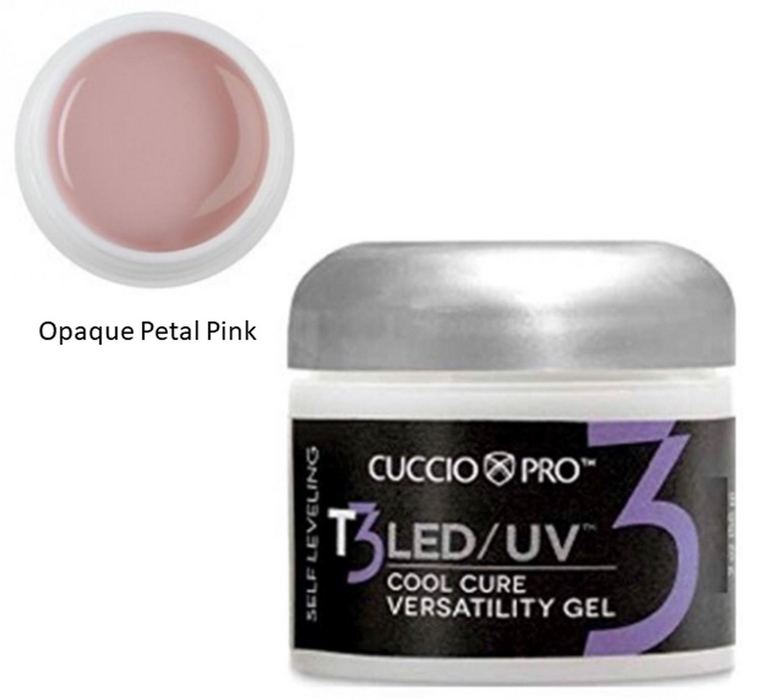 Cuccio T3 LED/UV Self Leveling Gel – Opaque Petal Pink