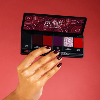 Gelish Cream Gel 6pc Palette - Getting Reddy - C8 Nail SupplyGelish