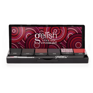 Gelish Cream Gel 6pc Palette - Getting Reddy - C8 Nail SupplyGelish