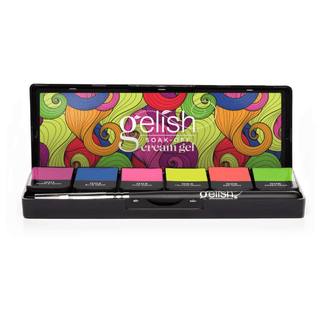 Gelish Cream Gel 6pc Palette - Neon & On & On - C8 Nail SupplyGelish