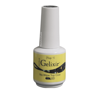 Gelixir Top Coat No - wipe With Glitters - C8 Nail SupplyGelixir