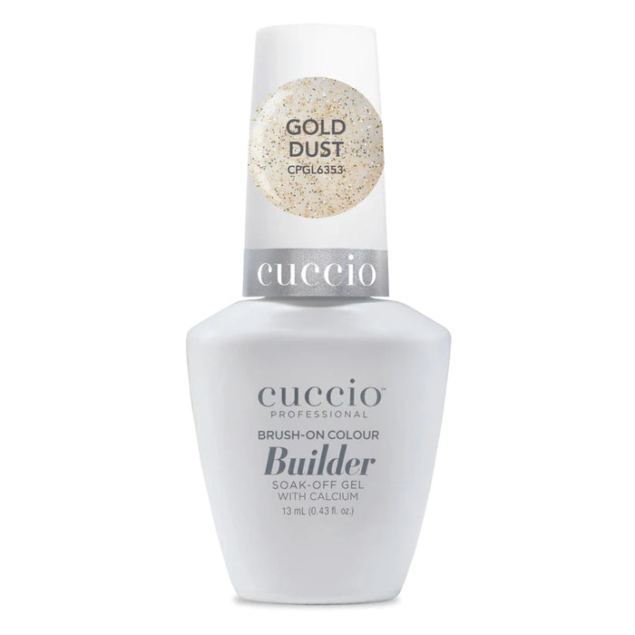 Cuccio Brush-on Colour Builder Gel 0.43oz - Gold Dust