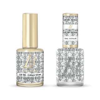 iGel LB - Duo - LB106 Brilliant Silver - C8 Nail SupplyiGelIGEL-D-LB106