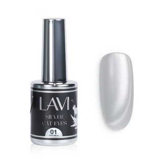 Lavi Silver Cat Eyes Gel 0.5oz — Lavi Cat Eye Gel | C8 Nail Supply