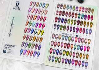 Royal Moonlight Cat Eye Collection 48 Colors w/ 1 Color Book