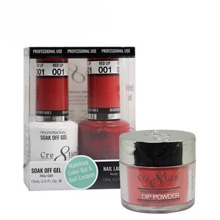 Cre8tion Matching Sets - 001 RED LIPS
