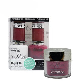 Cre8tion Matching Sets - 003 CRIMSON