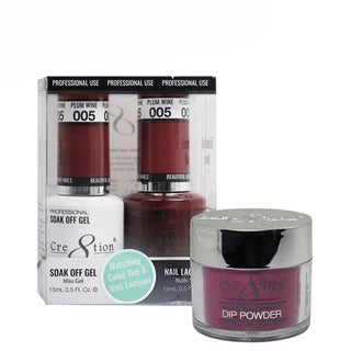 Cre8tion Matching Sets - 005 PLUM WINE