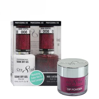 Cre8tion Matching Sets - 008 SHOW STOPPER (GLITTER)