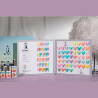 Royal Pastel Gel Collection 48 Colors w/ 1 Color Book