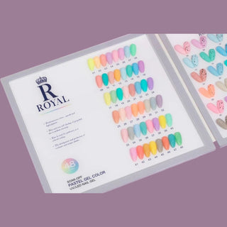 Royal Pastel Gel Collection 48 Colors w/ 1 Color Book