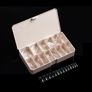 iGel PRO-X Soft Gel Nail Tips - Natural Square 600pcs