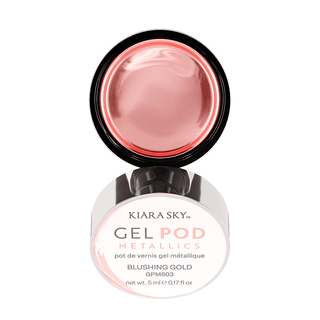 Kiara sky Gel Pod Metallics - Blushing Gold - C8 Nail SupplyKiara Sky