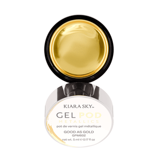 Kiara sky Gel Pod Metallics - Good As Gold - C8 Nail SupplyKiara Sky