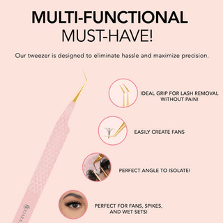 Kiara Sky - Standard Tweezer - 45 ° Angle Tweezer - C8 Nail SupplyKiara Sky