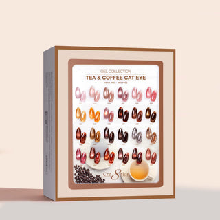Cre8tion Cat Eye Tea & Coffee Kit - 24 Colors