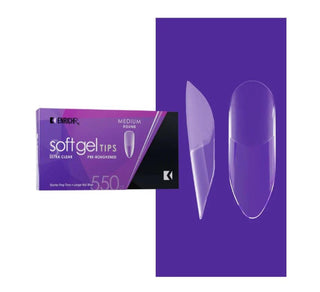Kupa Soft Gel Tips - Round 550 pcs - C8 Nail SupplyKupa