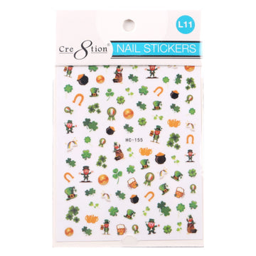 Cre8tion Nail Art Sticker Leaves (11 Styles)