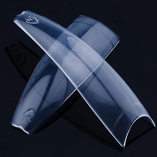 Lamour Coffin Nail Tips - Clear Color - Box 100 Tips - C8 Nail SupplyLamour