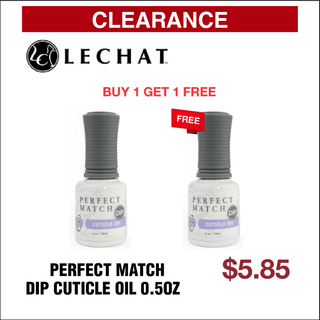 Lechat Perfect Match Dip Cuticle Oil 0.5oz - Buy 1 Get 1 Free - C8 Nail SupplyLechat