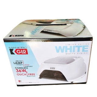 LIMITED EDITION - Kupa Mani - pro GLO LED/UV Lamp 36W - Matte White - C8 Nail SupplyKupa